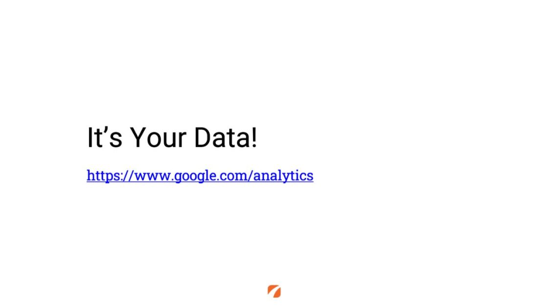 (It's Your Data! https://www.google.com/analytics)
Etna logo