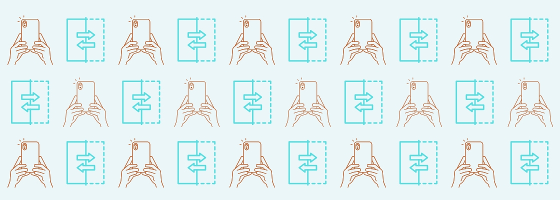 Icons showing a smartphone taking a photo and a side-by-side before-and-after comparison.