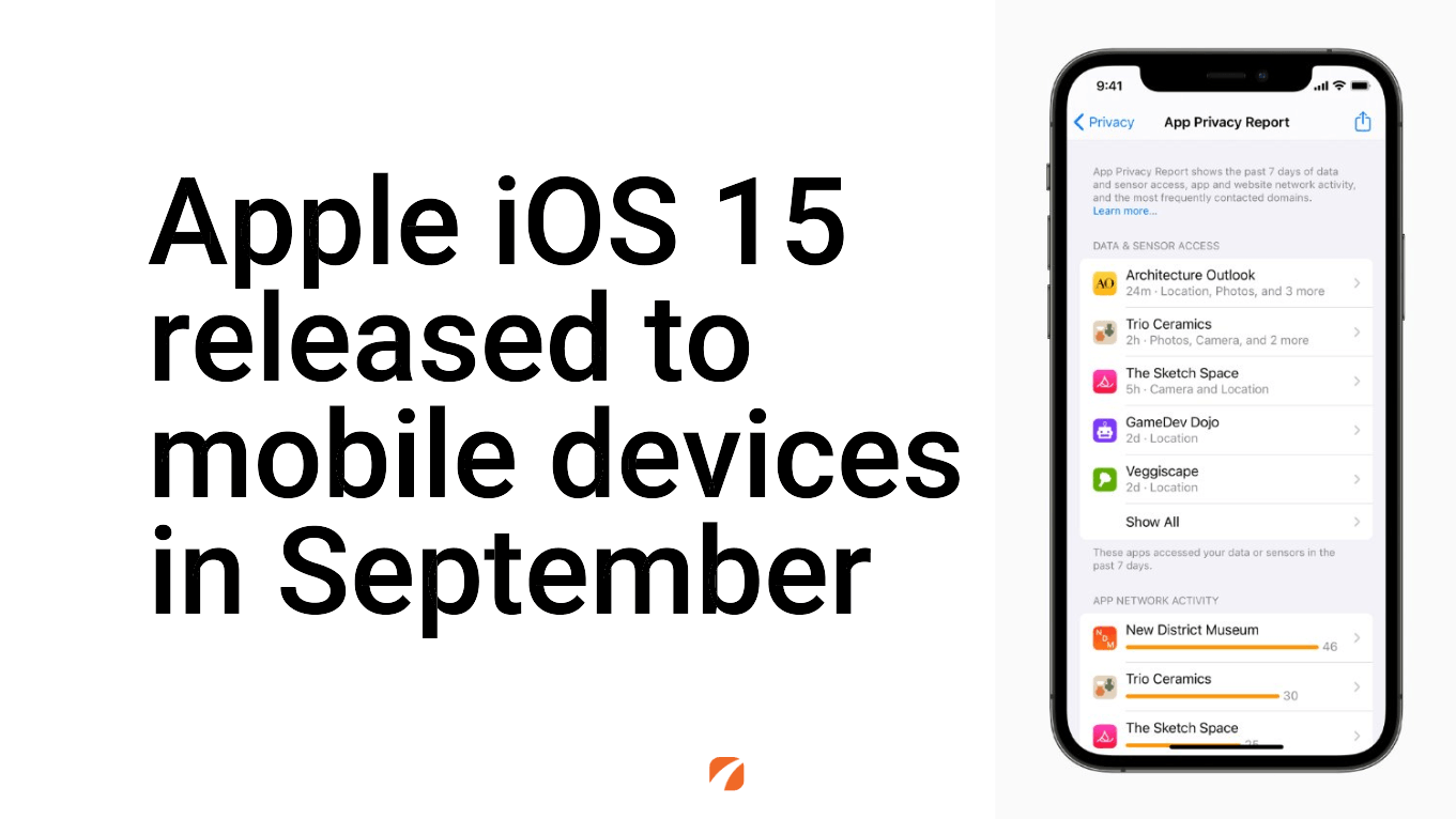 Apple iOS 15 released to mobile devices in September