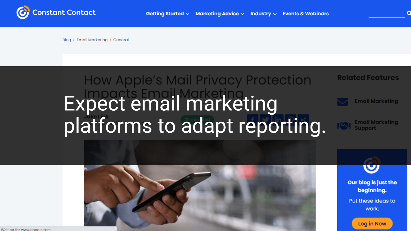 Expect email marketing platforms to adapt reporting