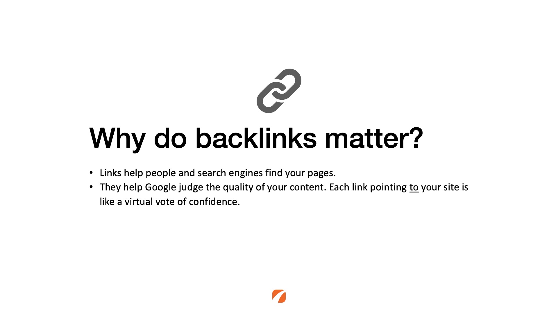 Why backlinks matter