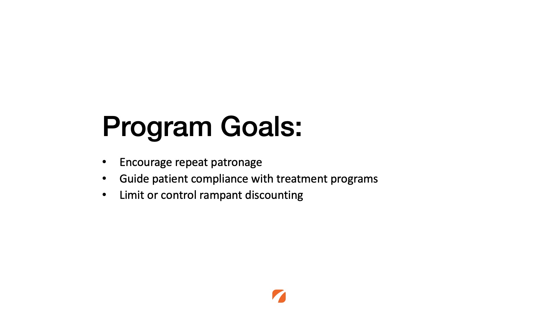 Rewards programs goals
