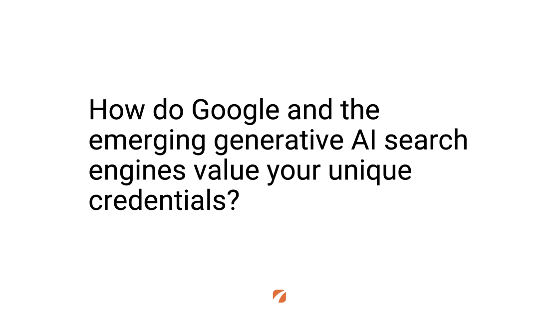 White background (How do Google and the emerging generative AI search engines value your unique credentials?) Etna logo