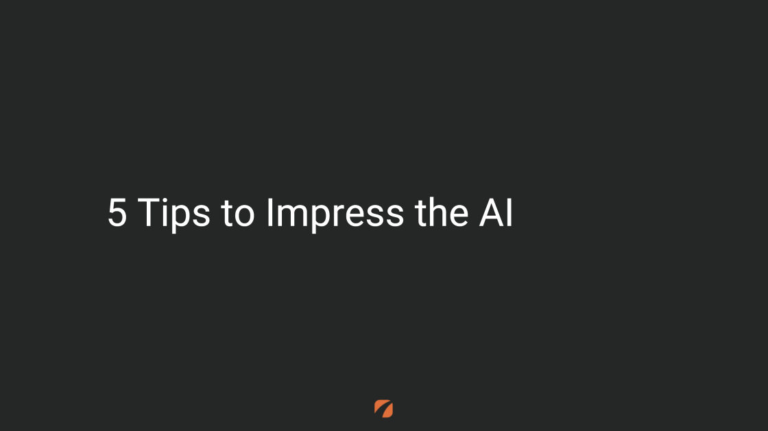 Black background (5 Tips to Impress the AI) Etna logo