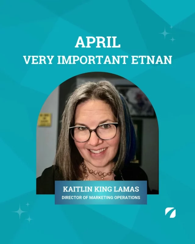 This month’s Very Important Etnan is Kaitlin King-Lamas, our Director of Marketing Operations! ✨ Her leadership and future-focused approach are truly inspiring. Thanks for everything you do, Kaitlin! 🌟

#TeamEtna #EmployeeSpotlight #MarketingLeadership #EtnaCulture #WomenInLeadership