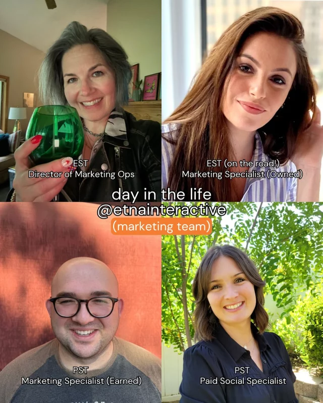 Who says great marketing needs an office? No cubicles, no commute, just the right team and culture that fits!

#EtnaInteractive #RemoteWorkLife #DayInTheLife #MarketingWithPurpose #CompanyCulture #WorkLifeBalance #LifeAtEtna #FlexibleWork #TeamEtna #DigitalMarketingCareers