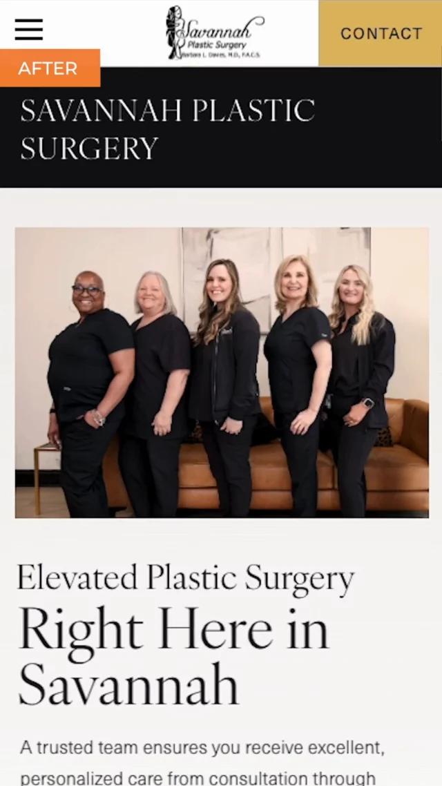A new site that’s as polished and professional as the practice behind it. ✨

Our team partnered with Dr. Barbara Davies to create a modern, elegant website that reflects her artistry and patient-focused approach. Designed to inspire confidence at every click.

If your website feels outdated, we can help you elevate it.
💻 Tap the link in bio to get in touch!

#EtnaInteractive #WebsiteRedesign #MedicalMarketing #PlasticSurgeryWebsite #AestheticPractice #DigitalMakeover #PracticeBranding #ModernWebDesign #FacialPlasticSurgery #HealthcareMarketing