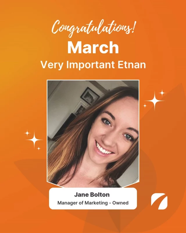 Meet our Very Important Etnan (VIE) of the month: Jane Bolton 👏

From setting the bar for QA standards to supporting her team with empathy and problem-solving, Jane has made a strong impact since day one. Congrats, Jane! 🎉

#EtnaInteractive #VeryImportantEtnan #TeamRecognition #CompanyCulture #HealthcareMarketing #DigitalMarketing #MarketingLeadership #TeamExcellence